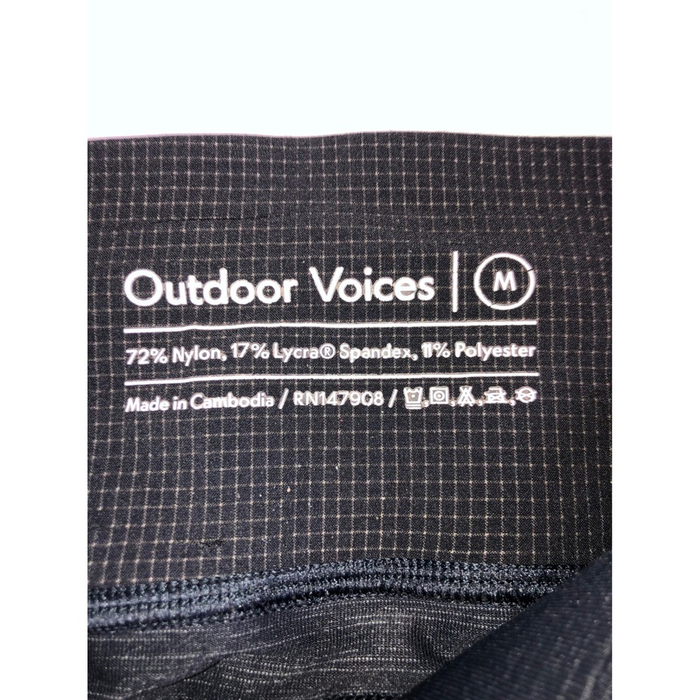 Outdoor Voices Warmup Leggings Charcoal Grey Space Dye High Rise Womens Medium - Picture 8 of 11